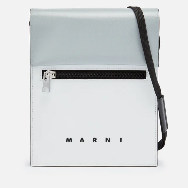 Marni Colour-block Faux Leather Messenger Bag
