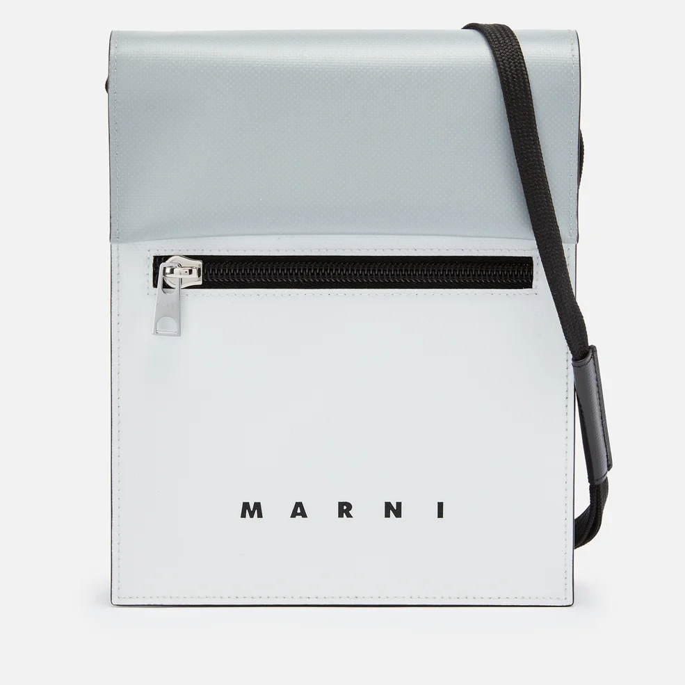 Marni Colour-block Faux Leather Messenger Bag Image 1