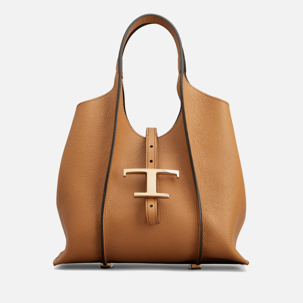 Tod's Mini T Timeless Leather Hobo Bag Image 1
