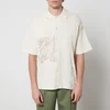 Drôle De Monsieur La Chemise Patchwork Crocheted Cotton Shirt - Image 1