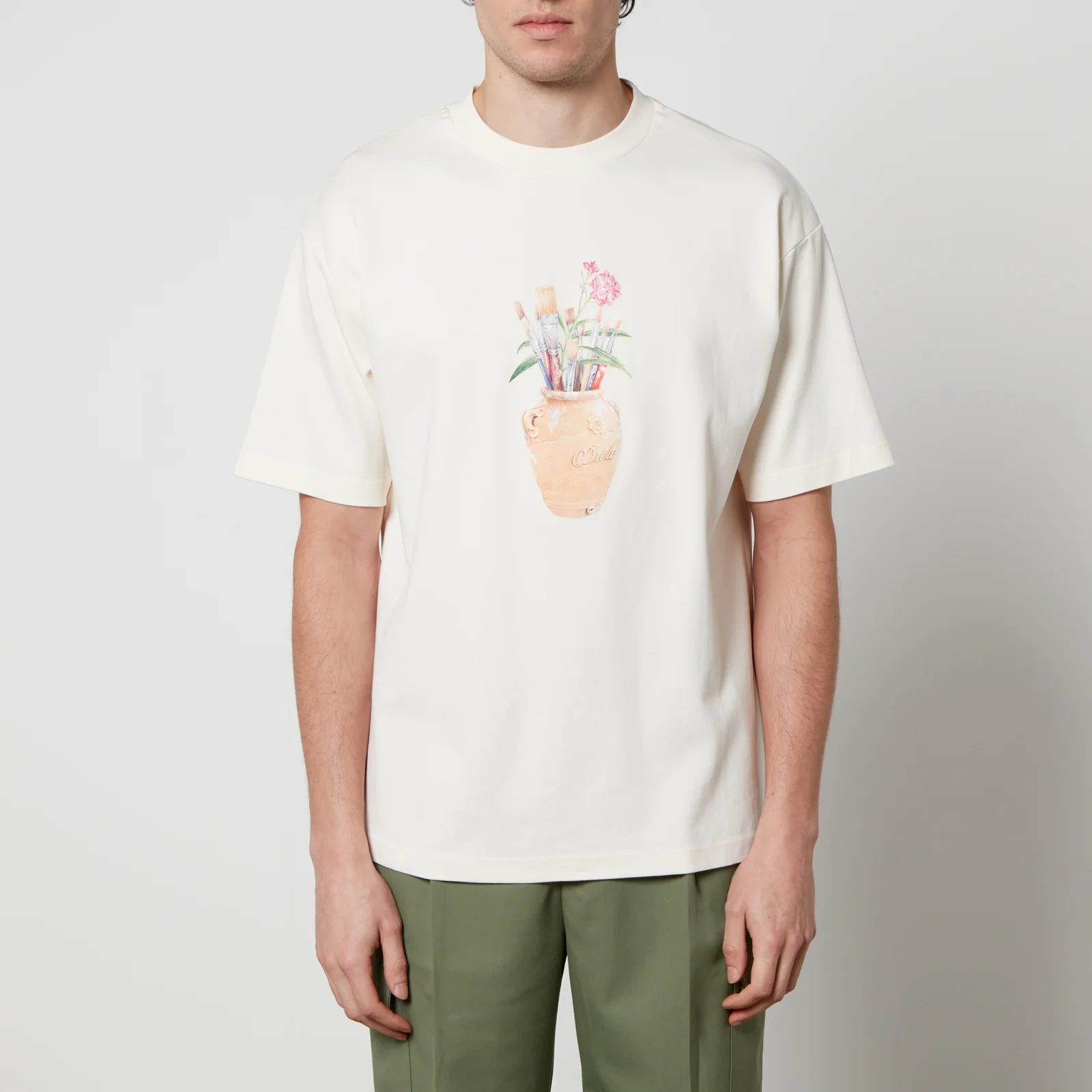 Drôle De Monsieur Le T-Shirt Pinceaux Cotton-Jersey T-Shirt Image 1