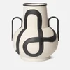 Ferm Living Trace Vase - Off-white - Image 1