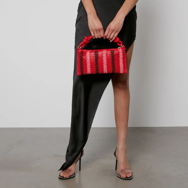Cult Gaia Hera Embellished Leather Nano Shoulder Bag
