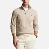 Polo Ralph Lauren Half-Zip Double-Knit Cotton-Blend Jersey Sweatshirt - Image 1