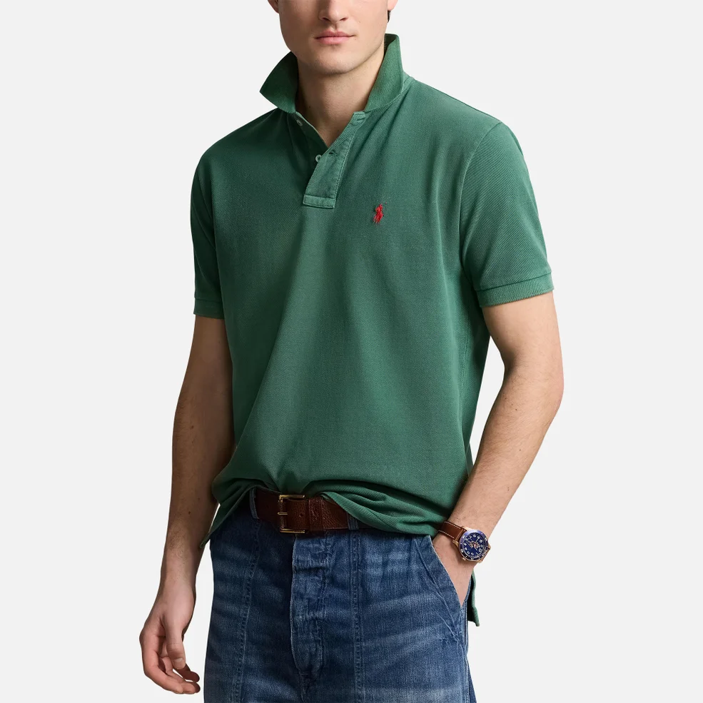 Polo Ralph Lauren Washed Cotton Polo Shirt Image 1