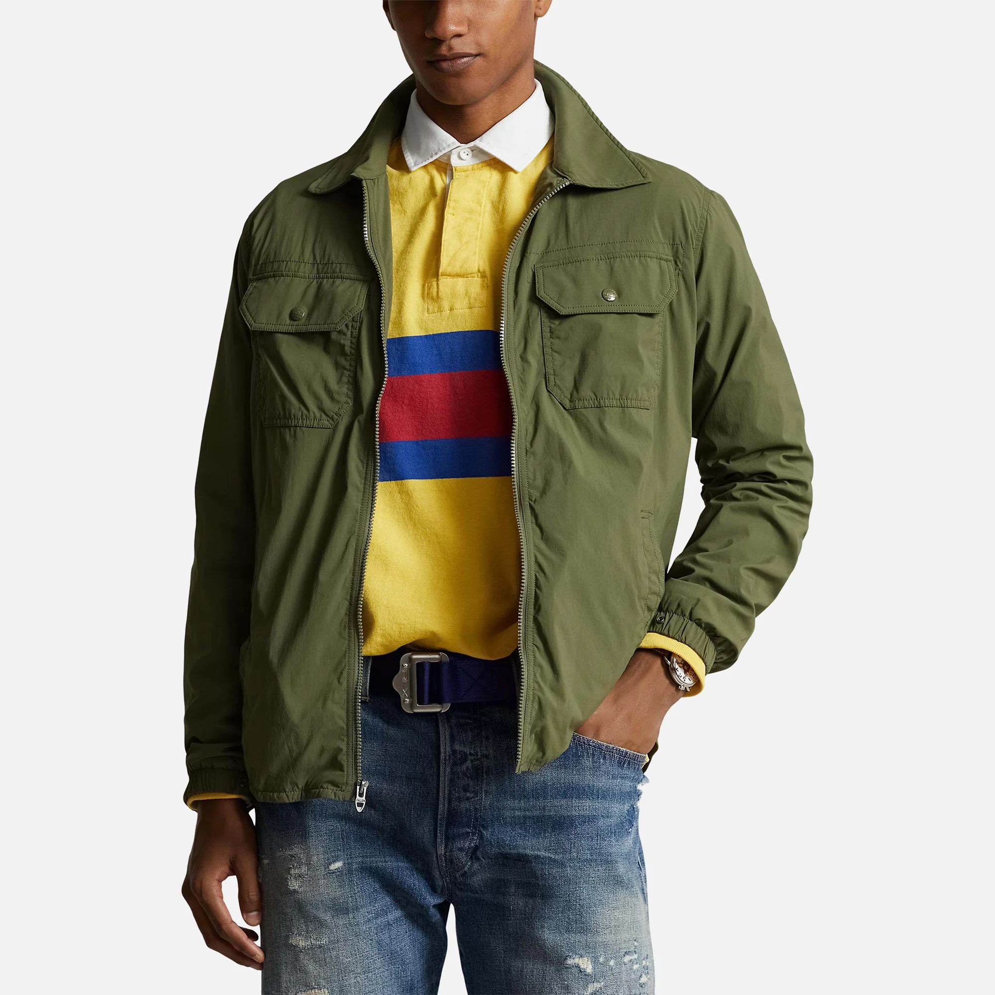 Polo Ralph Lauren Chase Lined Recycled Nylon Shirt Jacket Image 1