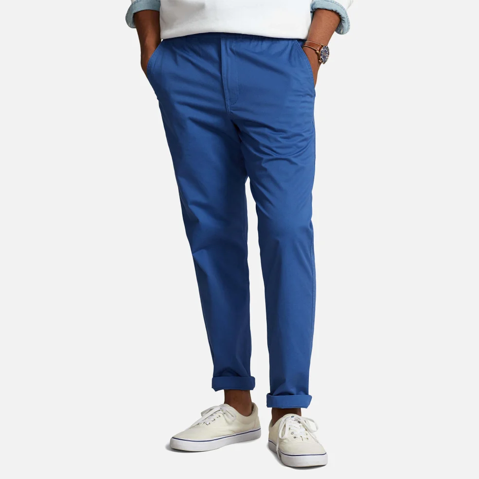 Polo Ralph Lauren Elasticated Prepster Cotton-Blend Trousers - S Image 1