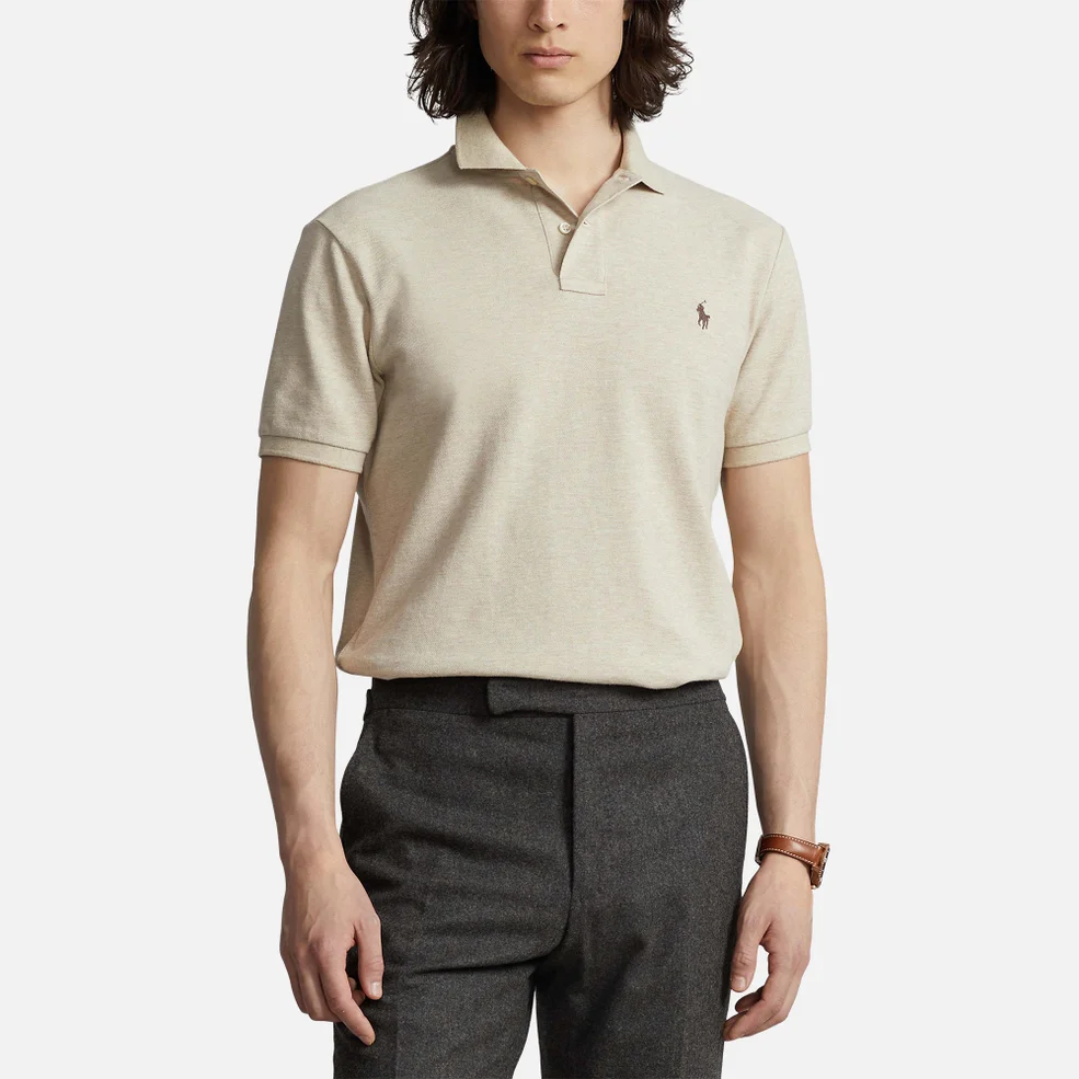 Polo Ralph Lauren Custom Fit Cotton-Piqué Polo Shirt Image 1