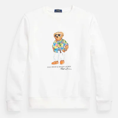 Polo Ralph Lauren Bear Logo-Print Cotton-Jersey Sweatshirt