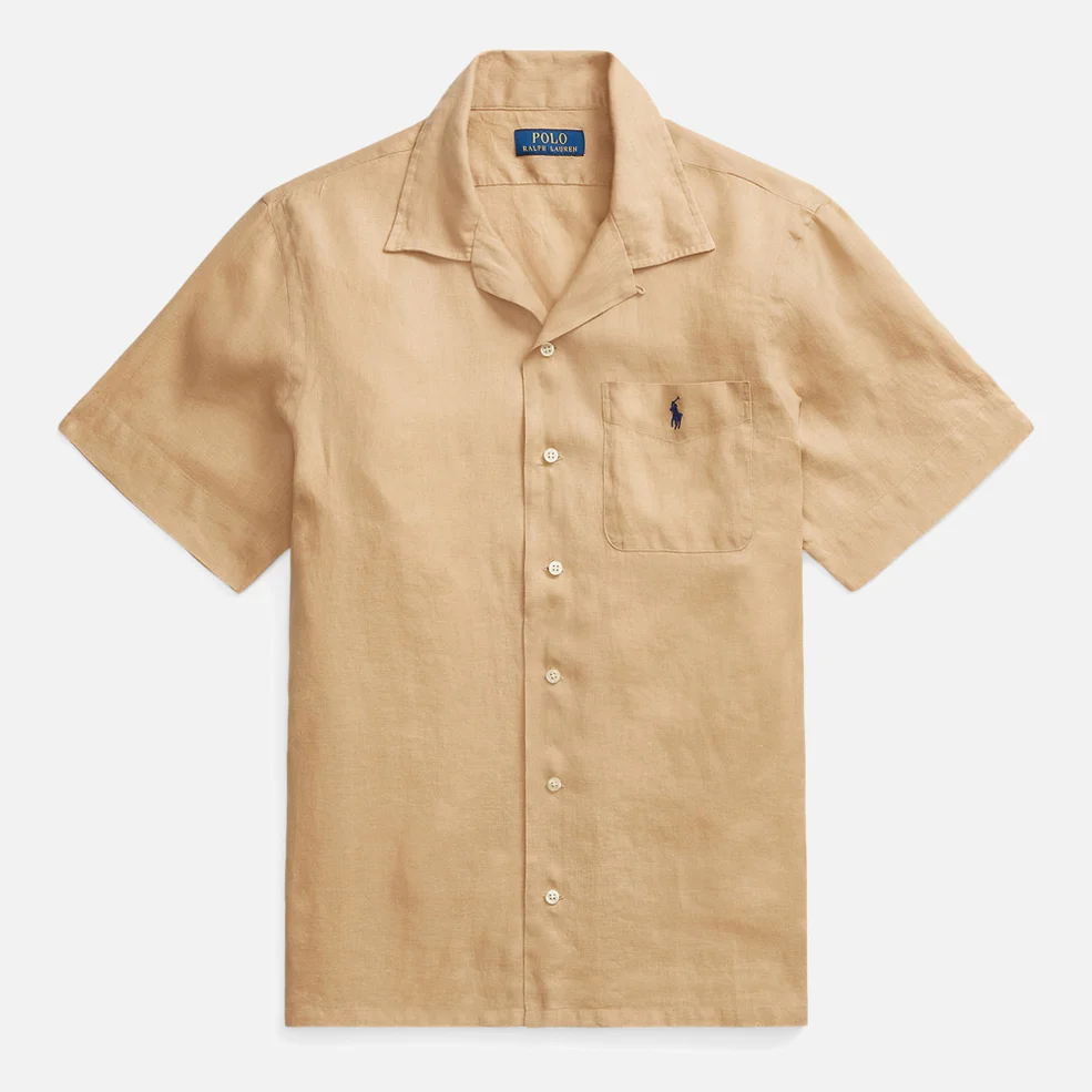 Polo Ralph Lauren Logo Linen Shirt - S Image 1