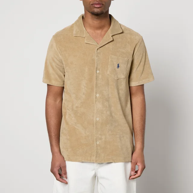 Polo Ralph Lauren Men's Slim Fit Short Sleeved Shirt - Coastal Beige