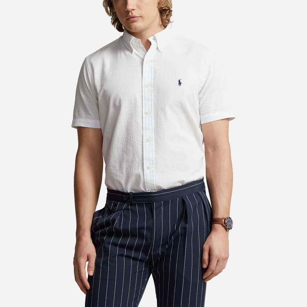 Polo Ralph Lauren Cotton-Seersucker Short Sleeve Shirt Image 1