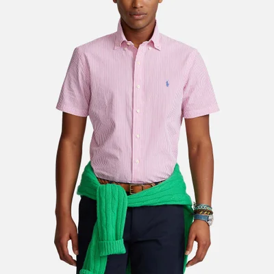 Polo Ralph Lauren Pinstriped Cotton-Seersucker Shirt - S