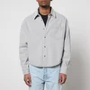AMI Long Sleeved Cotton Denim Shirt - Image 1