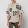 NN.07 Ole Printed Linen and Cotton-Blend Shirt - L - Image 1