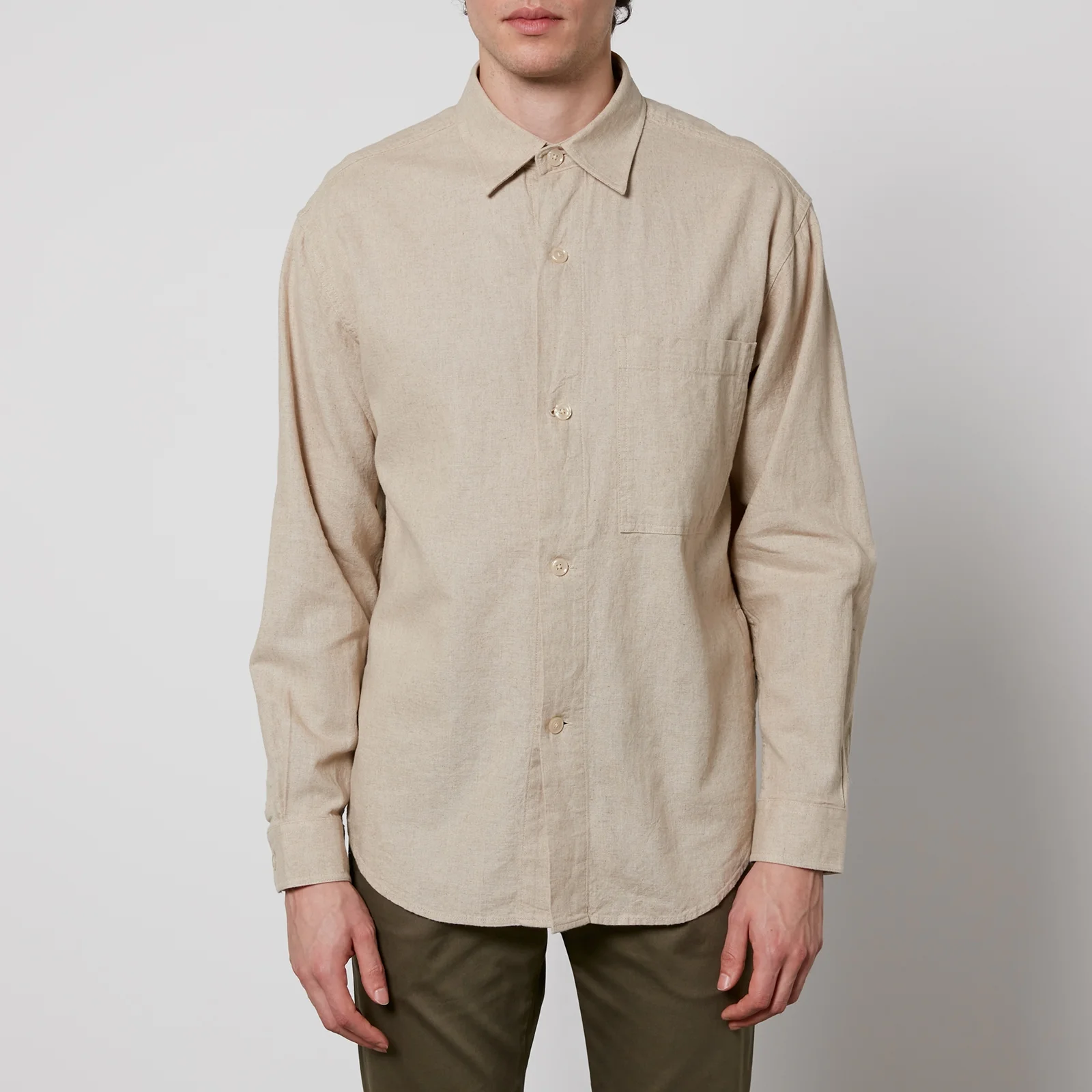 NN.07 Adwin Linen and Cotton-Blend Shirt Image 1