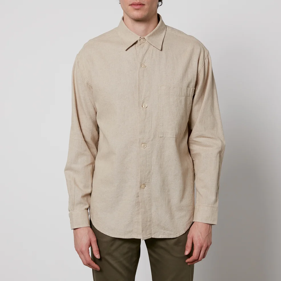 NN.07 Adwin Linen and Cotton-Blend Shirt Image 1