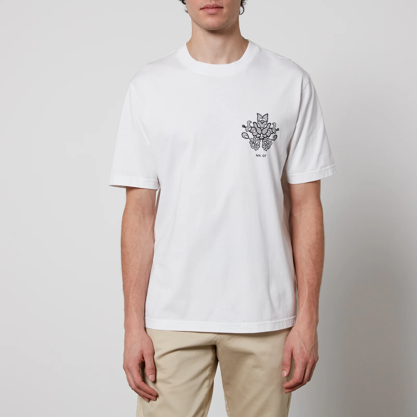 NN.07 Adam Print Cotton-Jersey T-Shirt Image 1