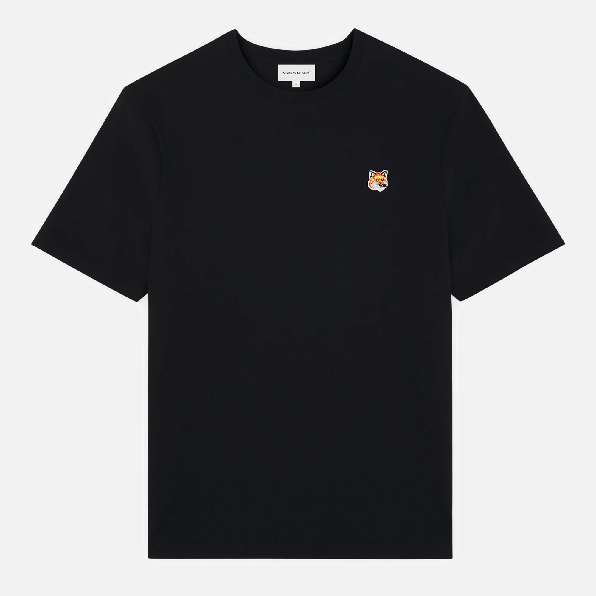 Maison Kitsuné Cotton-Jersey Fox Head Patch T-Shirt Image 1
