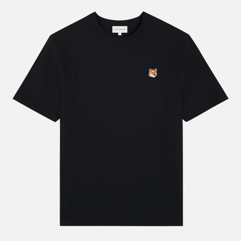Maison Kitsuné Cotton-Jersey Fox Head Patch T-Shirt Image 1