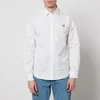 Maison Kitsuné Fox Head Classic Cotton-Poplin Shirt - 40/16 Inches - Image 1