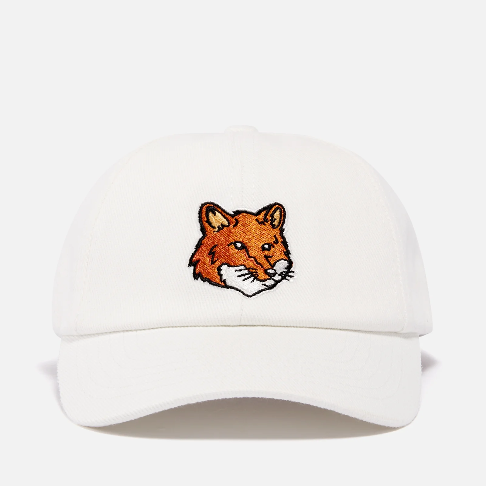 Maison Kitsuné Large Fox Head Cotton-Twill Cap Image 1