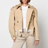 A.P.C. Horace Cropped Cotton-Gabardine Trench Coat - Image 1