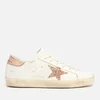 Golden Goose Women's Superstar Distressed Leather Trainers - UK 7 - Image 1