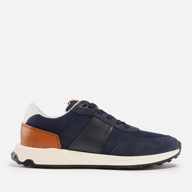 Tod's Men's Running Mid Mesh and Leather Trainers