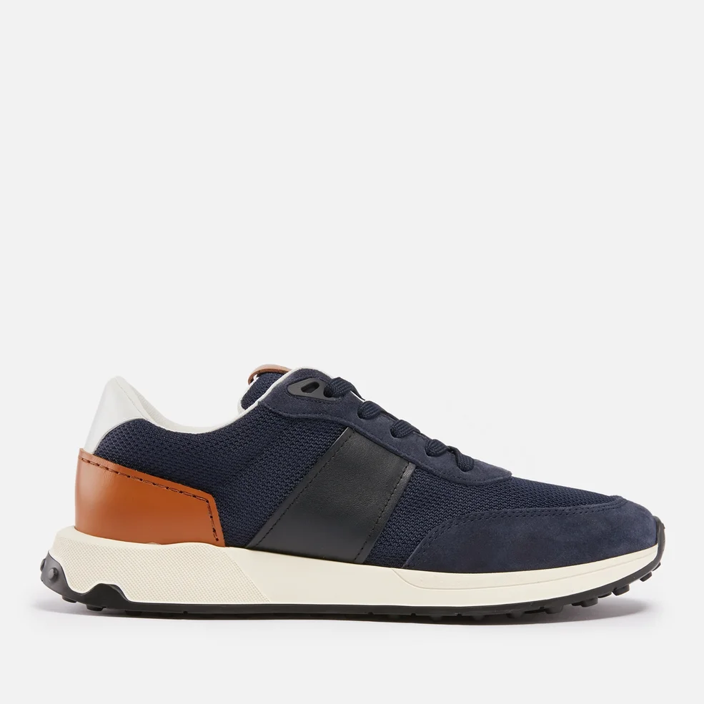 Tod's Men's Running Mid Mesh and Leather Trainers Image 1