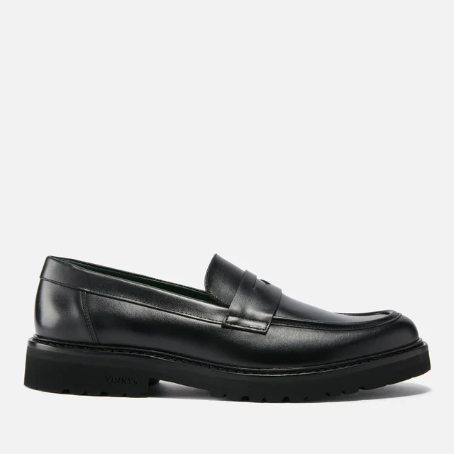 Vinny's Men's Richee Leather Penny Loafers