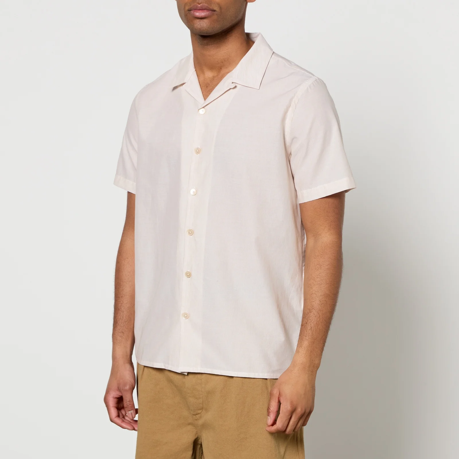 PS Paul Smith Cotton and Linen-Blend Shirt Image 1