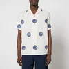 PS Paul Smith Cotton-Blend Fil Coupé Shirt - Image 1