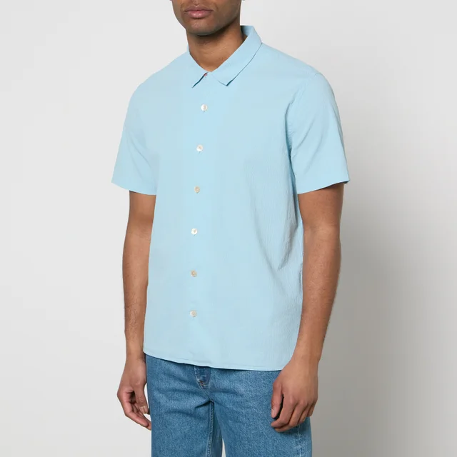PS Paul Smith Cotton-Blend Cloqué Shirt