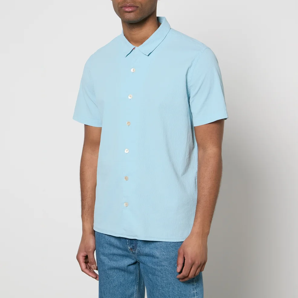 PS Paul Smith Cotton-Blend Cloqué Shirt Image 1
