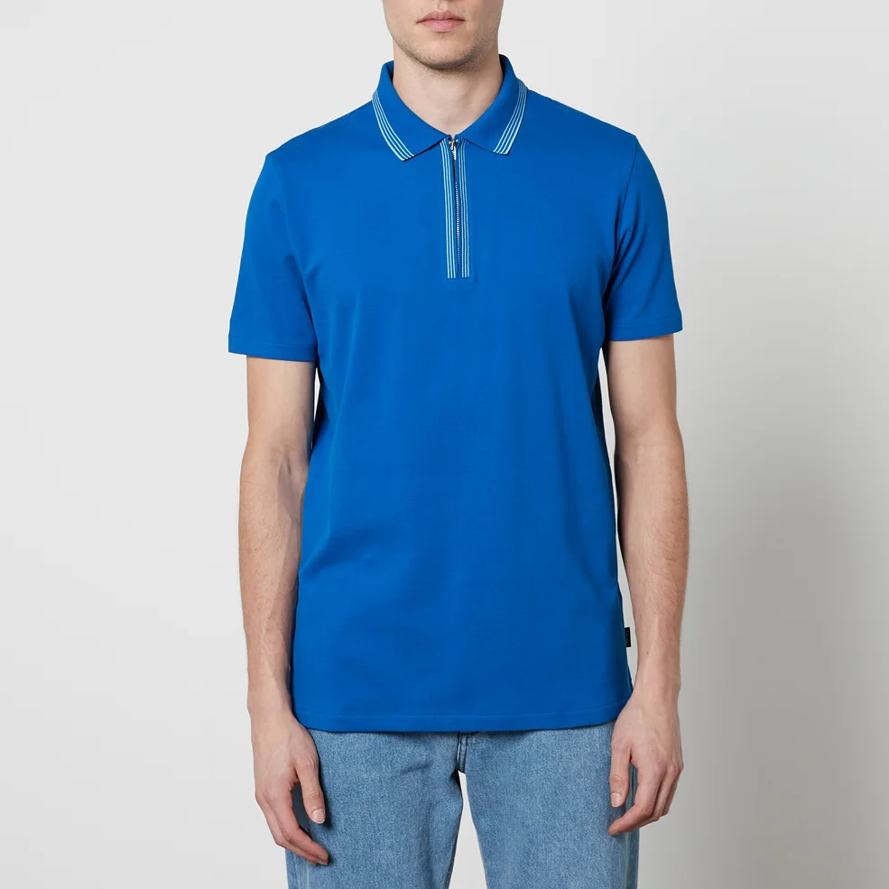 PS Paul Smith Cotton-Blend Polo Shirt Image 1
