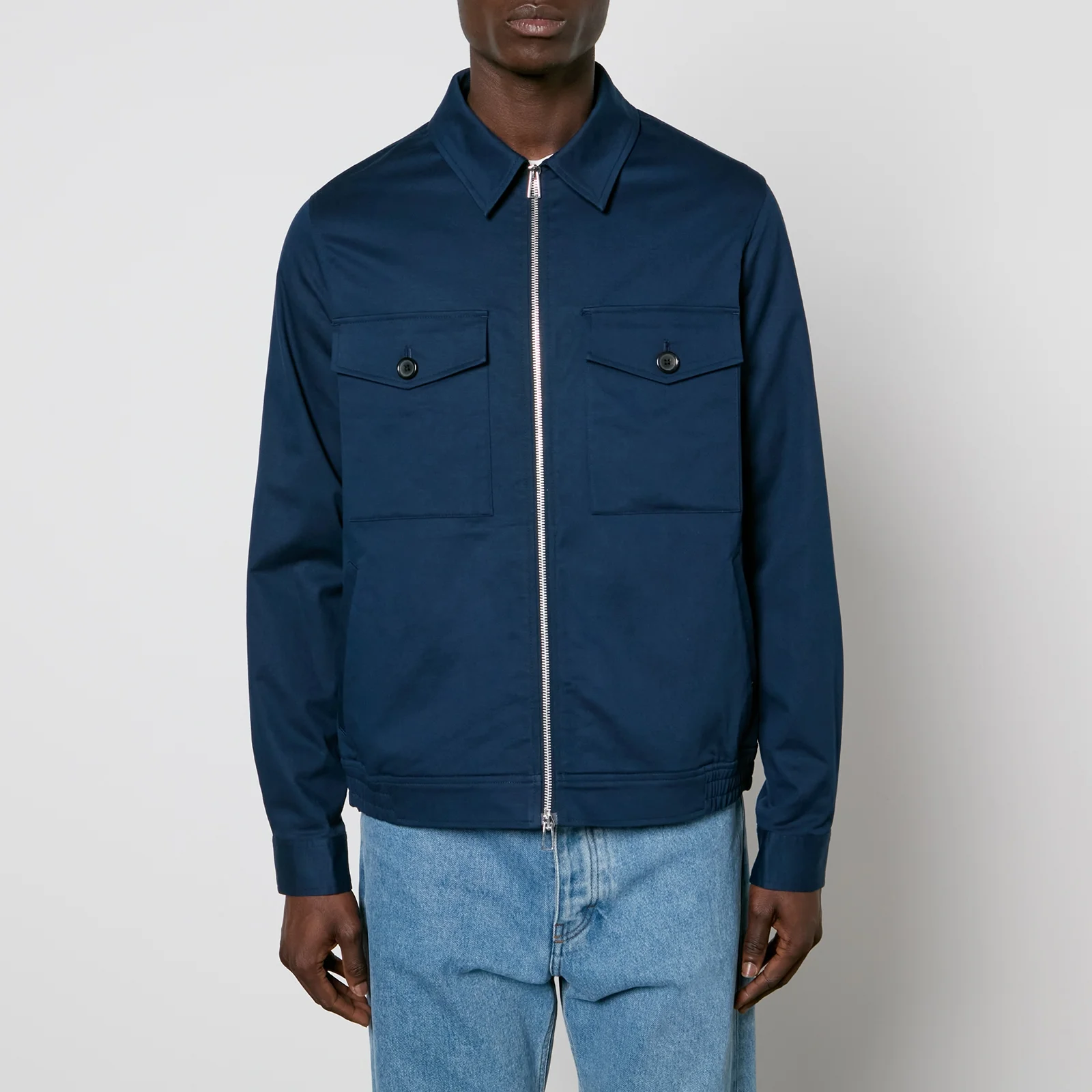 PS Paul Smith Smart Blouson Cotton-Blend Jacket Image 1