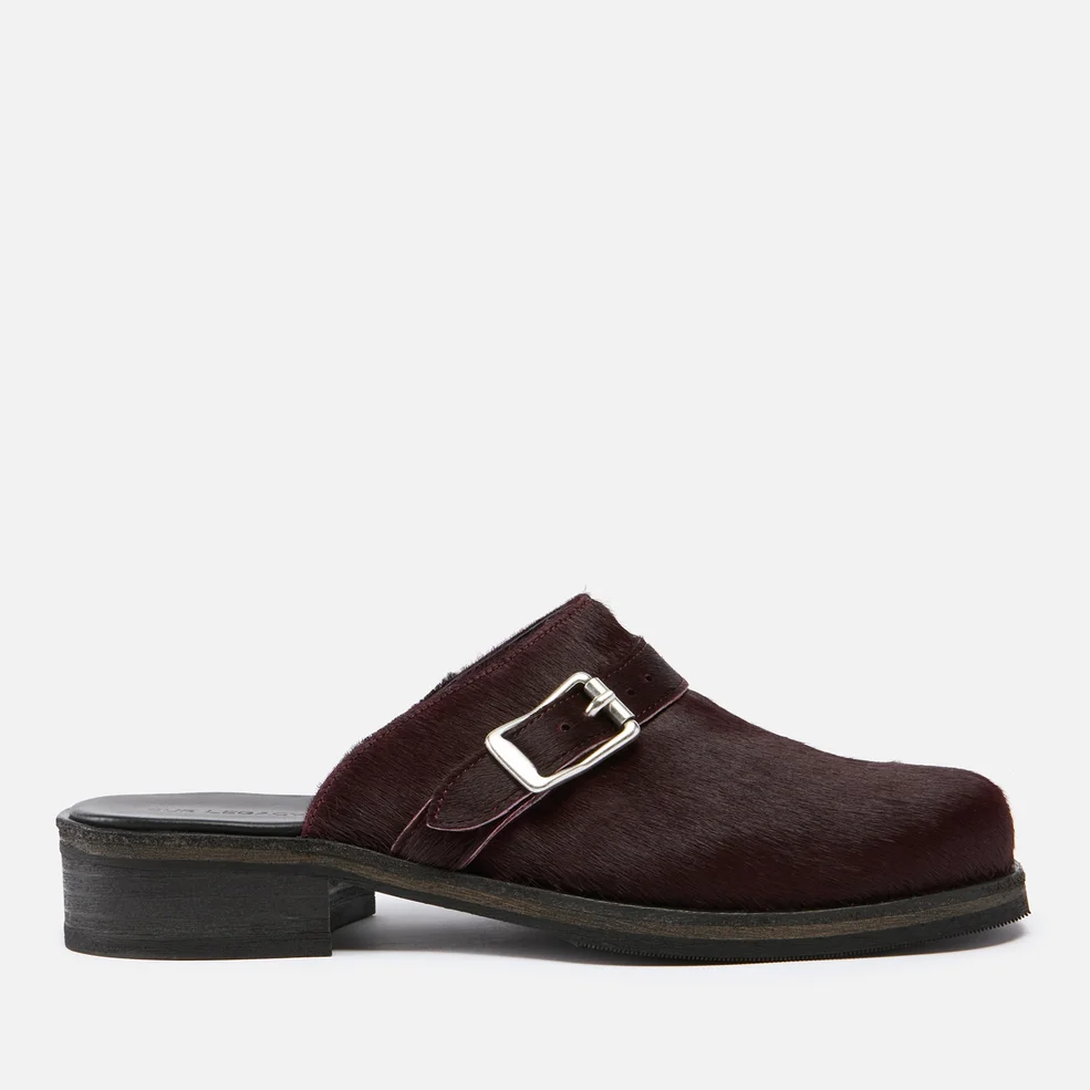 Our Legacy Men's Camion Calf Hair Mules Image 1