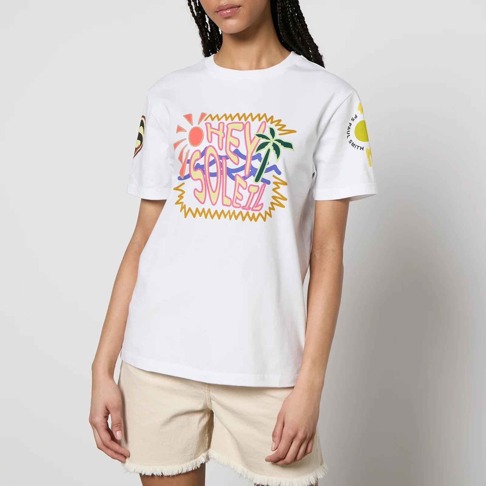 PS Paul Smith Hey Soleil Graphic Cotton T-Shirt Image 1
