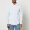 Portuguese Flannel Atlantico Stripe Cotton-Seersucker Shirt - S - Image 1