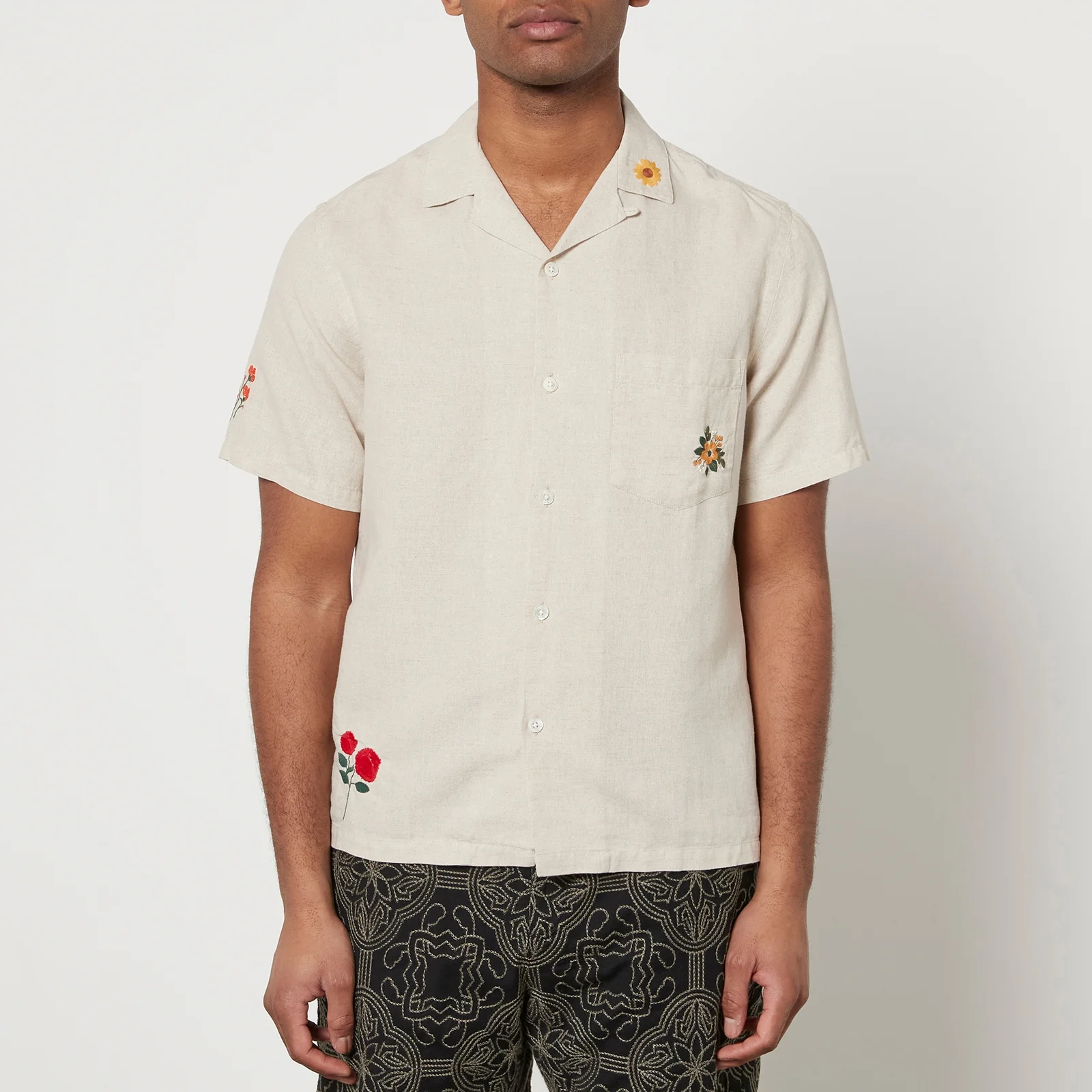 Portuguese Flannel Spring 2 Linen and Cotton-Blend Shirt Image 1
