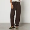 Ganni Paperbag Crepe Tapered Trousers - Image 1