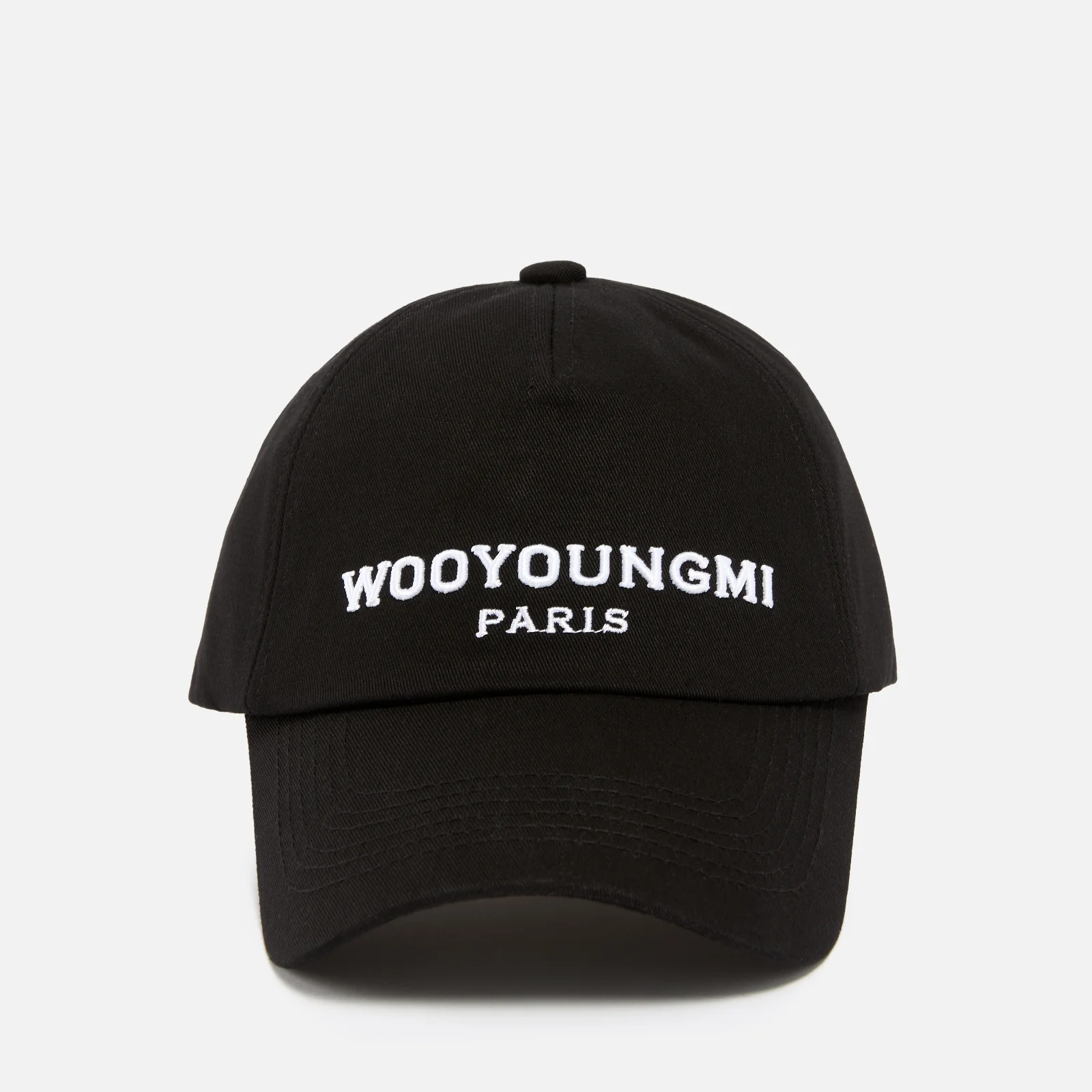 Wooyoungmi Paris Logo-Embroidered Cotton-Twill Baseball Cap Image 1