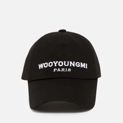 Wooyoungmi Paris Logo-Embroidered Cotton-Twill Baseball Cap