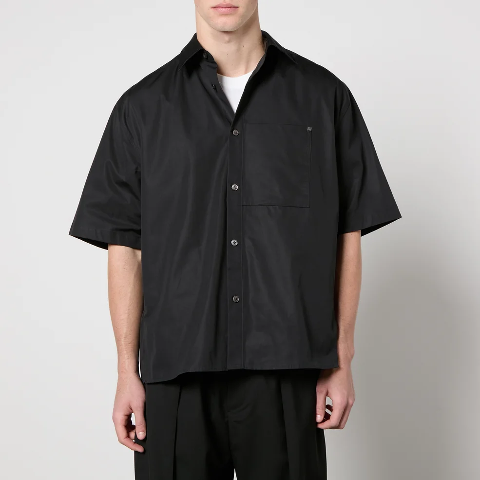 Wooyoungmi Short Sleeved Cotton-Poplin Shirt - IT 50/L Image 1