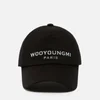 Wooyoungmi Paris Metallic Logo-Embroidered Cotton-Twill Cap - Image 1