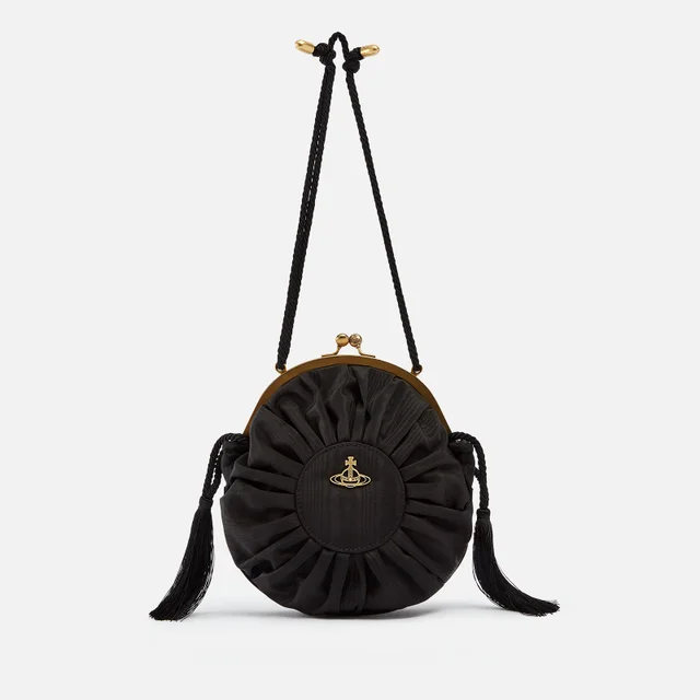 Vivienne Westwood Rosie Circle Frame Cotton-Twill Crossbody Bag