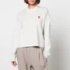 AMI Red de Coeur Cotton and Wool-Blend Sweatshirt - Image 1