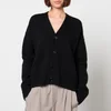 AMI Cropped Wool and Cashmere-Blend Cardigan - M - Image 1