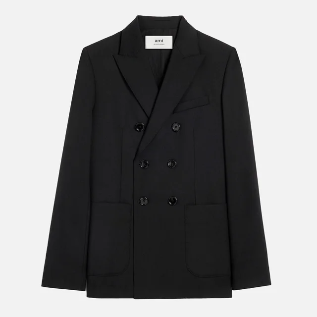 AMI Double Breasted Wool Jacket